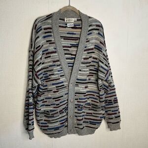 St Croix Mohair Wool 80sCosby Style Cardigan Grandpa…‎